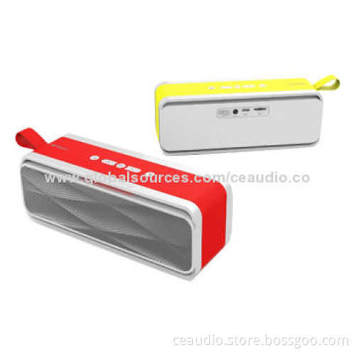 Bluetooth Speakers with Hand-free, Plastic and Metal Finish, Powerful Bass, Private Tooling Mode